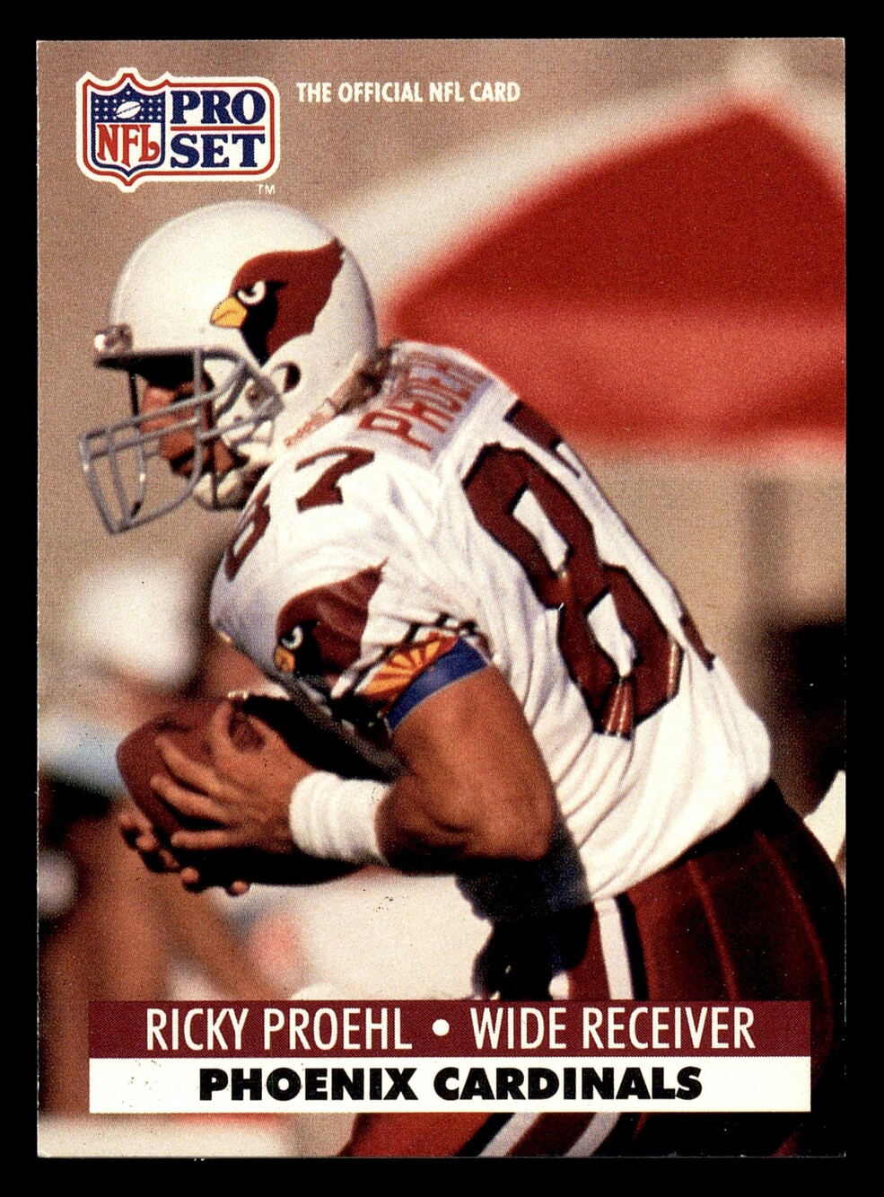 1991 Pro Set 626 Ricky Proehl Football Card Phoenix Cardinals